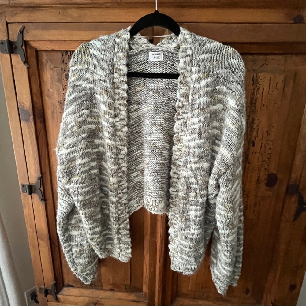 Cotton On Women's Gray Mix Sweater size XL